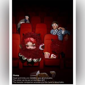 POP MART Skullpanda You Found Me Vinyl Plush Pendant (Chomp)